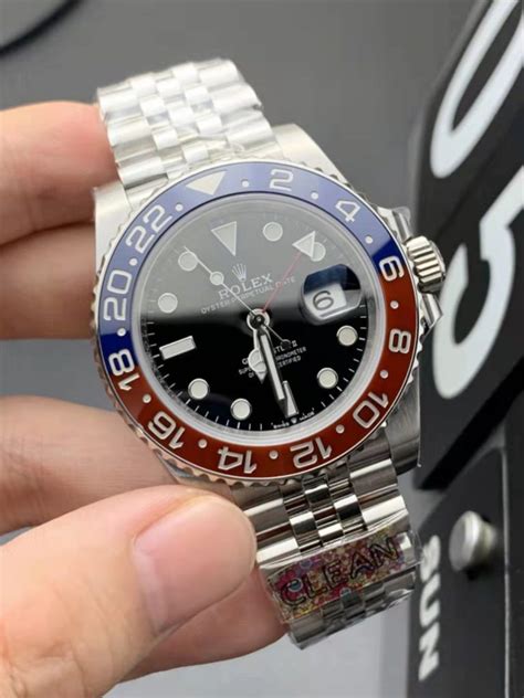 replica rolex gmt master ii green bezel|rolex gmt pepsi diamond bezel.